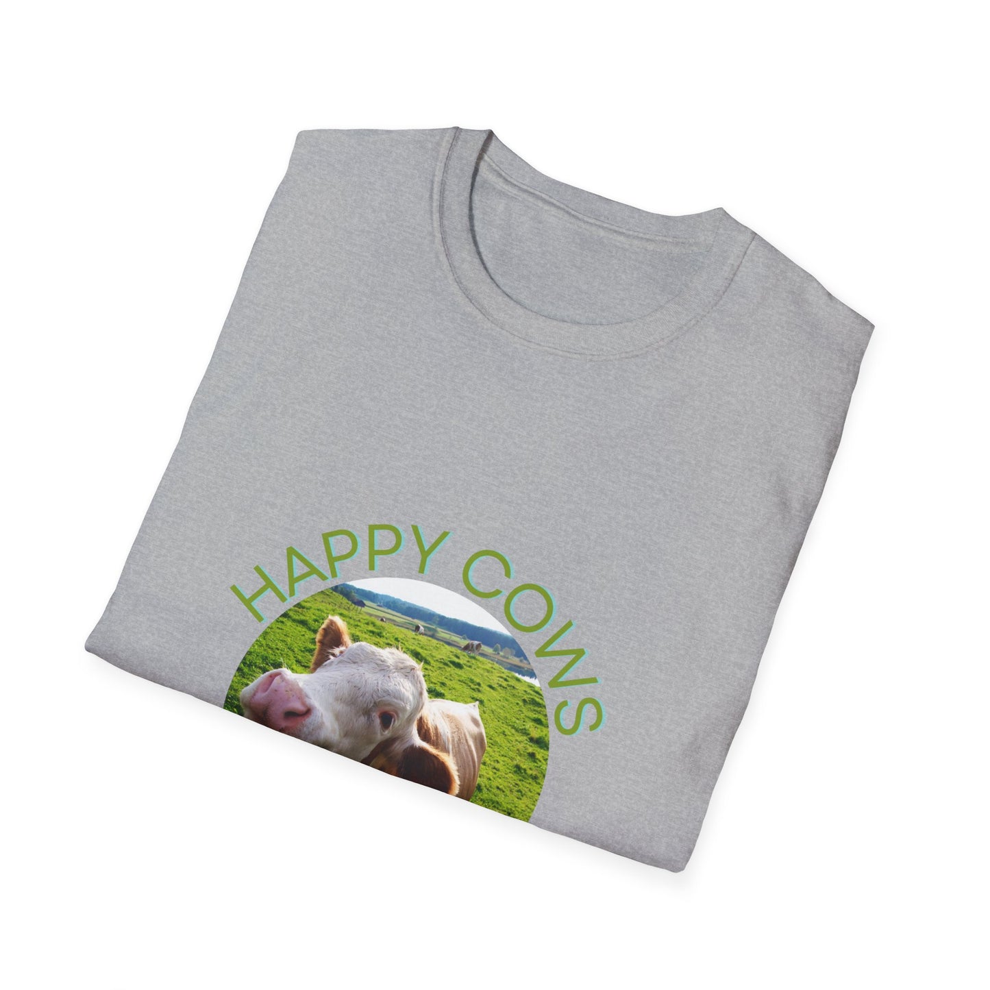 Happy Cows Happy Life - Unisex Softstyle T-Shirt