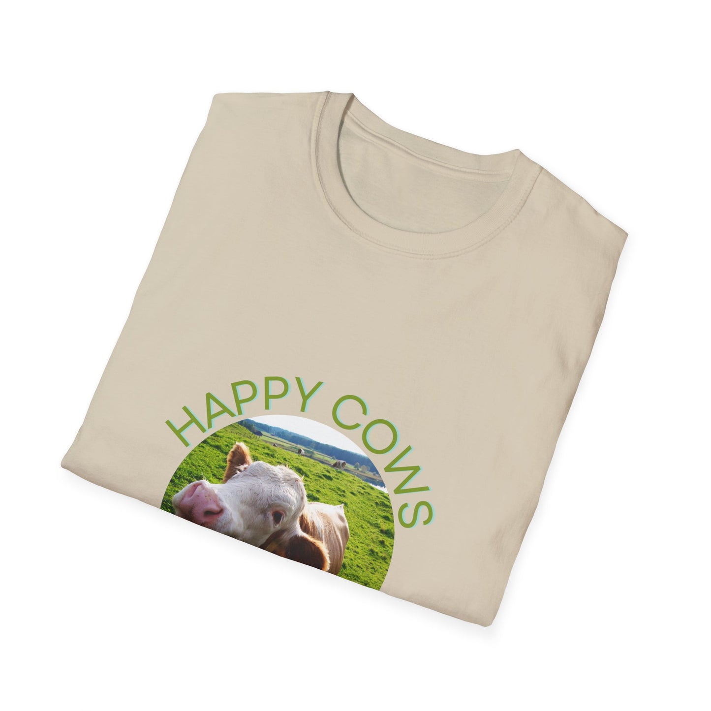 Happy Cows Happy Life - Unisex Softstyle T-Shirt