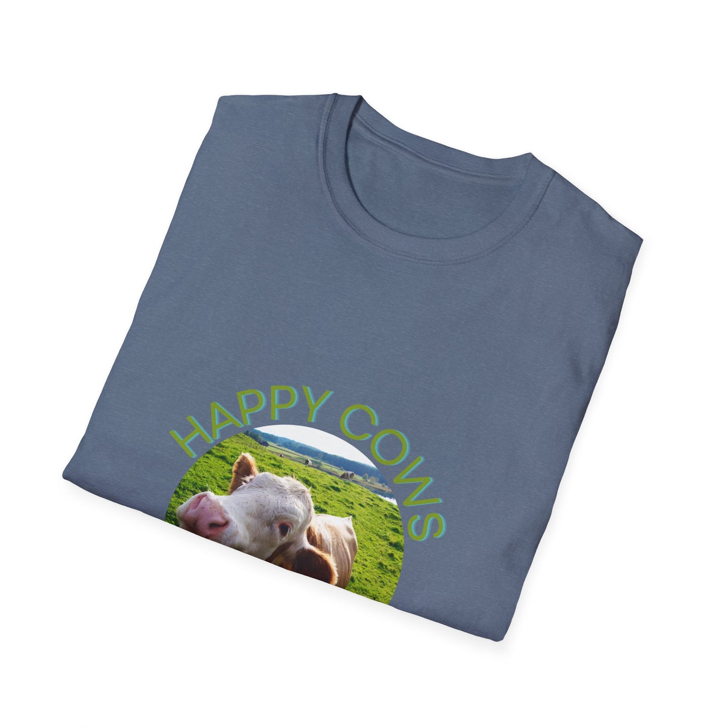 Happy Cows Happy Life - Unisex Softstyle T-Shirt