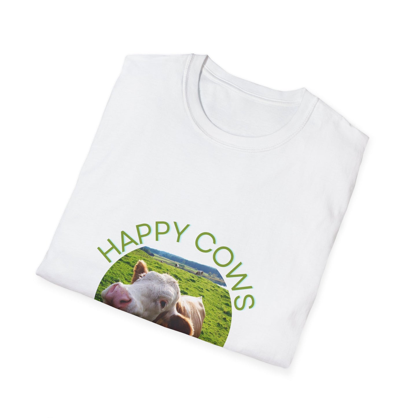 Happy Cows Happy Life - Unisex Softstyle T-Shirt